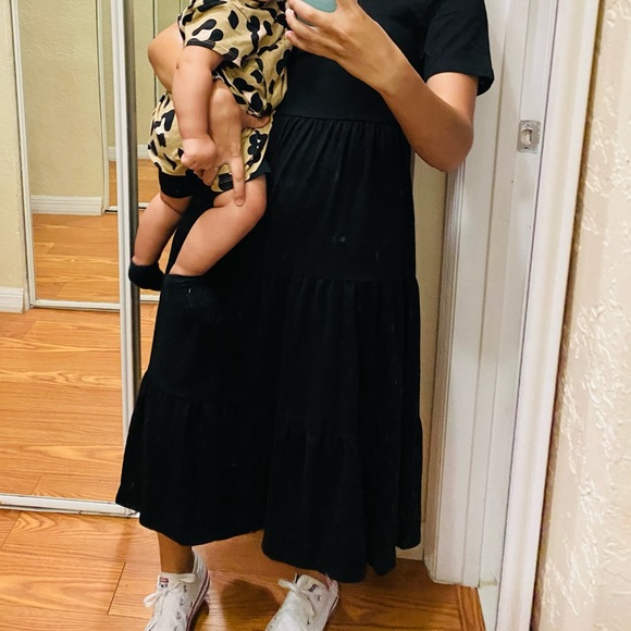 🖤Berydress Black Midi Tiered Dress🖤 ~ Amazon - Picture 11 of 11